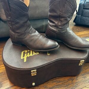 Tecovas Brown Western Cowboy Boots Leather Classic